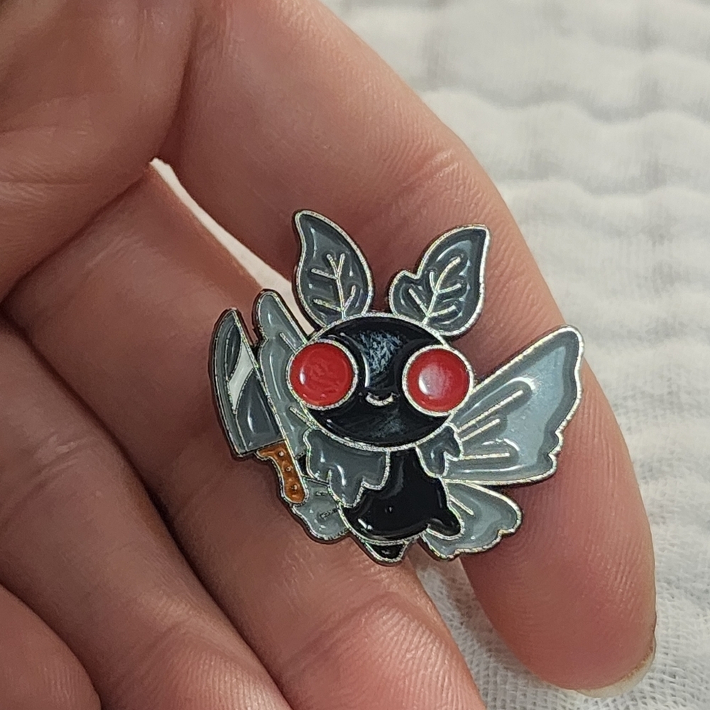 3 for $15/ 5 for $20 Pin- Mothman With Knife - Picture 2 of 4